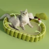 Árbol de dinero juguetes para gatos más grandes lavabo elíptico sisal gatillo del gato rascador del gato suministros para mascotas placa redonda de la garra del gato gatillo del perro Specification image